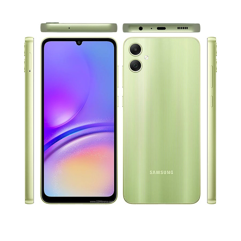 گوشی موبایل سامسونگ مدل Galaxy A05 دو سیم کارت ظرفیت 64 گیگابایت و رم 4 گیگابایت به همراه شارژر سامسونگ - سبز روشن